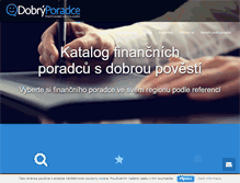 Tablet Screenshot of dobryporadce.cz